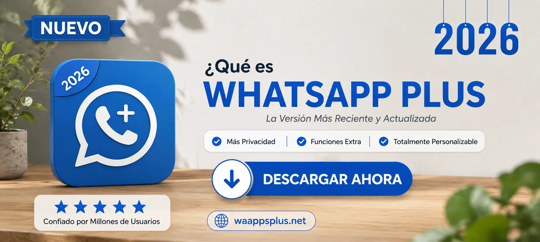 WhatsApp Plus APK última versión 2026